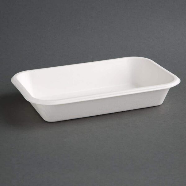 Fiesta Compostable Bagasse Food Trays 24oz (Pack of 50) - Image 2