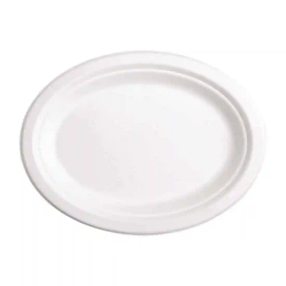 Fiesta Compostable Bagasse Oval Plates 316mm (Pack of 50) - Image 2