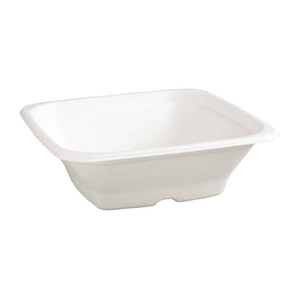 Fiesta Compostable Bagasse Square Bowls 24oz (Pack of 50) - Image 3