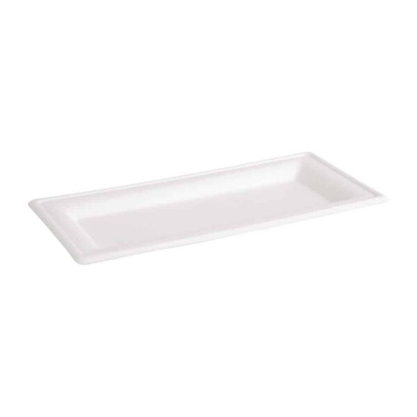 Fiesta Compostable Bagasse Rectangular Plates 258mm (Pack of 50) - Image 3