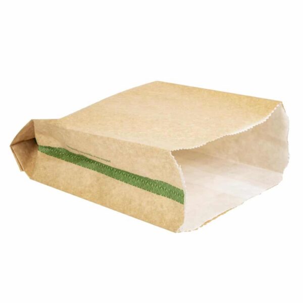 Vegware Compostable Therma Paper Hot Food Bags 229 x 165mm (Pack of 500) - Image 3