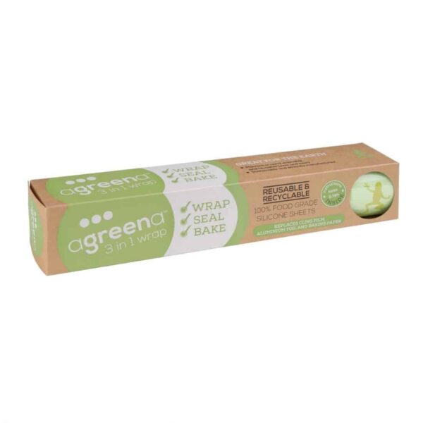 Agreena Three-In-One Reusable Food Wraps 200 x 200mm and 300 x 300mm (Pack of 4) - Image 2