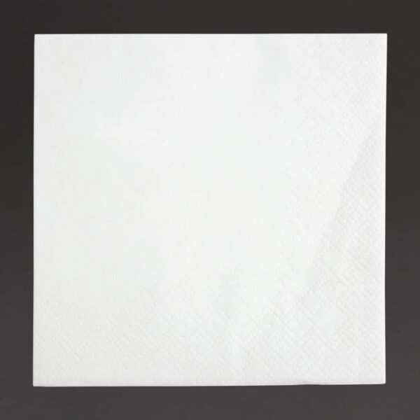 Fiesta Recyclable Cocktail Napkin White 24x24cm 2ply 1/4 Fold (Pack of 4000) - Image 2