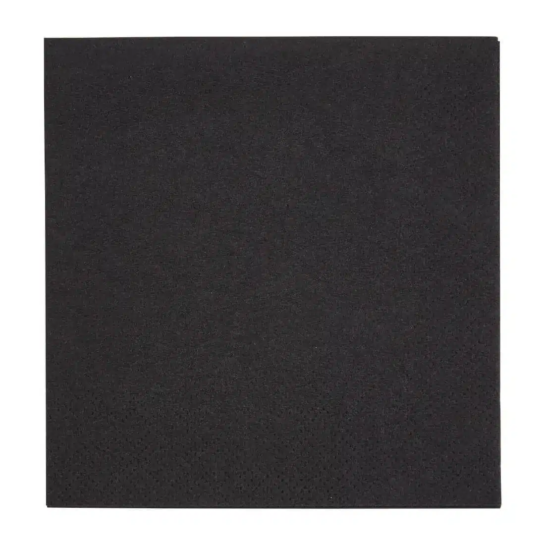 Fiesta Recyclable Cocktail Napkin Black 24x24cm 2ply 1/4 Fold (Pack of 4000) - Image 1