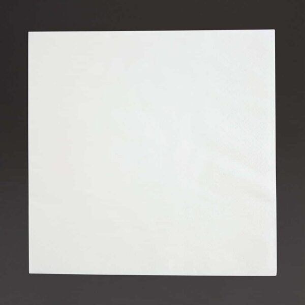 Fiesta Recyclable Lunch Napkin White 33x33cm 2ply 1/4 Fold (Pack of 2000) - Image 2