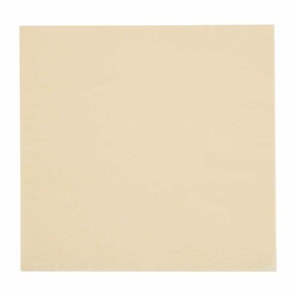 Fiesta Recyclable Lunch Napkin Cream 33x33cm 2ply 1/4 Fold (Pack of 2000) - Image 2