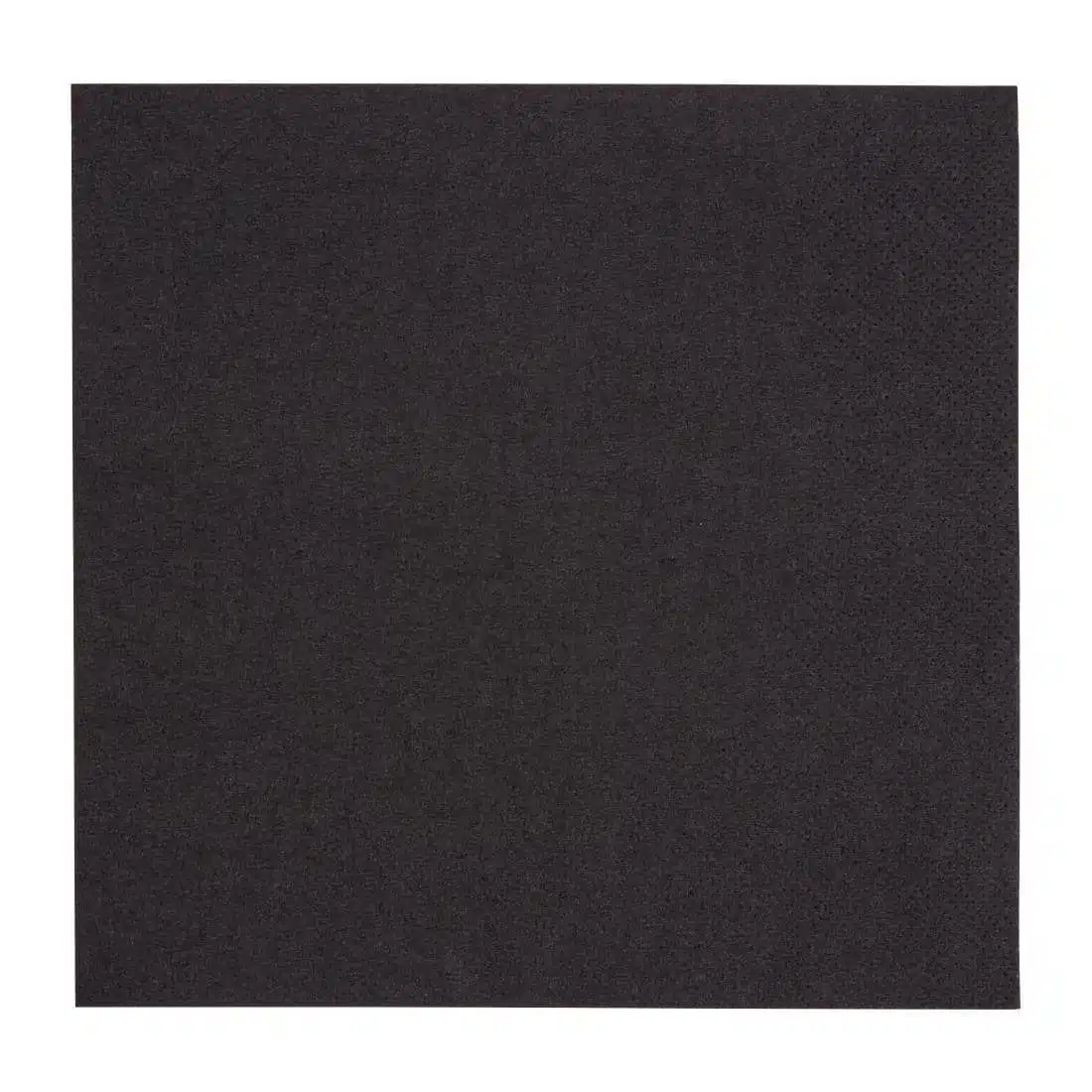 Fiesta Recyclable Lunch Napkin Black 33x33cm 2ply 1/4 Fold (Pack of 2000) - Image 1