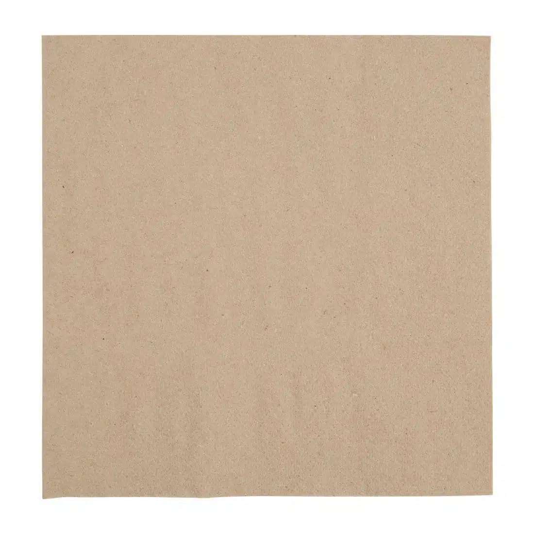 Fiesta Recyclable Recycled Lunch Napkin Kraft 33x33cm 2ply 1/4 Fold (Pack of 2000) - Image 1