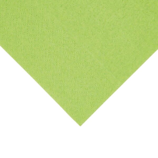 Fiesta Recyclable Lunch Napkin Kiwi 33x33cm 2ply 1/8 Fold (Pack of 2000) - Image 3