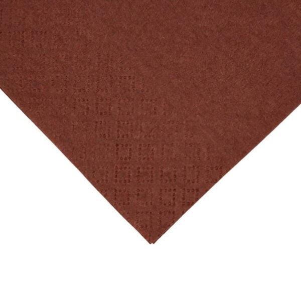Fiesta Recyclable Lunch Napkin Mocha 33x33cm 2ply 1/8 Fold (Pack of 2000) - Image 3