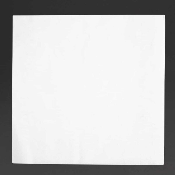 Fiesta Recyclable Dinner Napkin White 40x40cm 2ply 1/4 Fold (Pack of 2000) - Image 2
