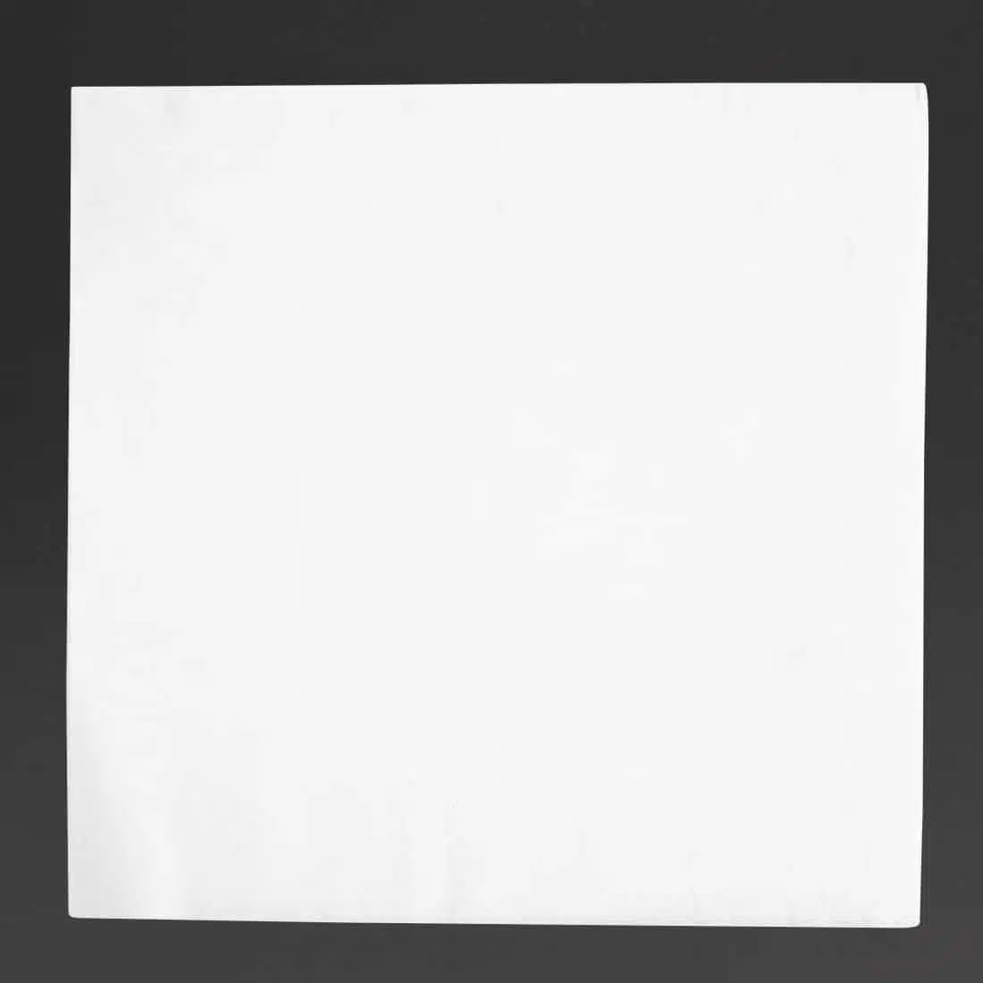 Fiesta Recyclable Dinner Napkin White 40x40cm 2ply 1/4 Fold (Pack of 2000) - Image 1