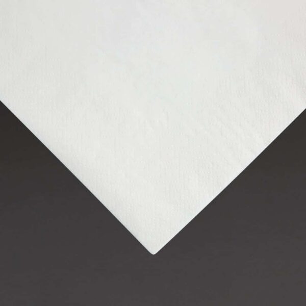 Fiesta Recyclable Dinner Napkin White 40x40cm 2ply 1/4 Fold (Pack of 2000) - Image 3