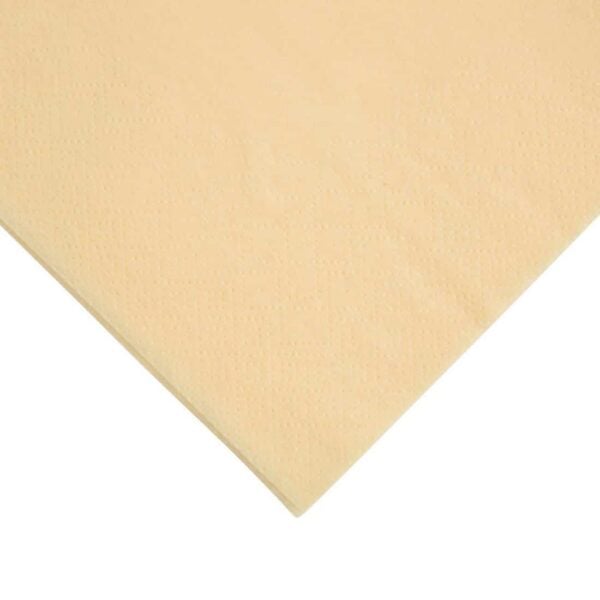 Fiesta Recyclable Dinner Napkin Cream 40x40cm 2ply 1/4 Fold (Pack of 2000) - Image 3