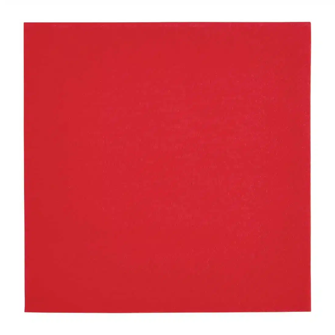 Fiesta Recyclable Dinner Napkin Red 40x40cm 2ply 1/4 Fold (Pack of 2000) - Image 1