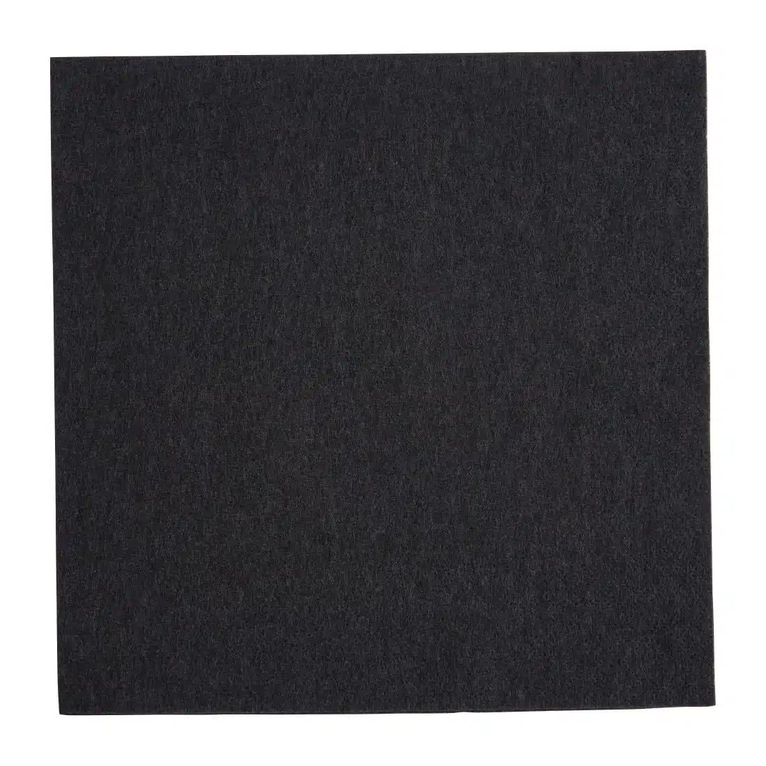 Fiesta Recyclable Dinner Napkin Black 40x40cm 2ply 1/4 Fold (Pack of 2000) - Image 1