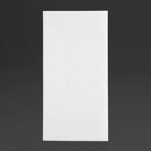 Fiesta Recyclable Dinner Napkin White 40x40cm 2ply 1/8 Fold (Pack of 2000) - Image 2