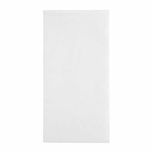 Fiesta Recyclable Dinner Napkin White 40x40cm 2ply 1/8 Fold (Pack of 2000) - Image 3