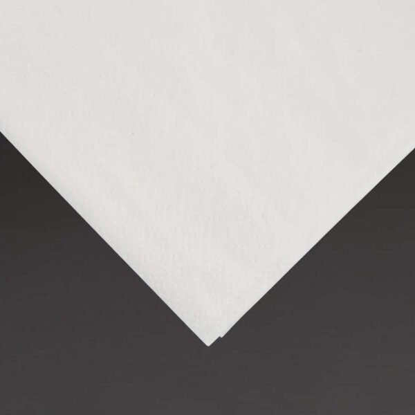Fiesta Recyclable Dinner Napkin White 40x40cm 2ply 1/8 Fold (Pack of 2000) - Image 4
