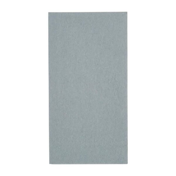 Fiesta Recyclable Dinner Napkin Grey 40x40cm 2ply 1/8 Fold (Pack of 2000) - Image 2