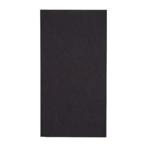 Fiesta Recyclable Dinner Napkin Black 40x40cm 2ply 1/8 Fold (Pack of 2000)