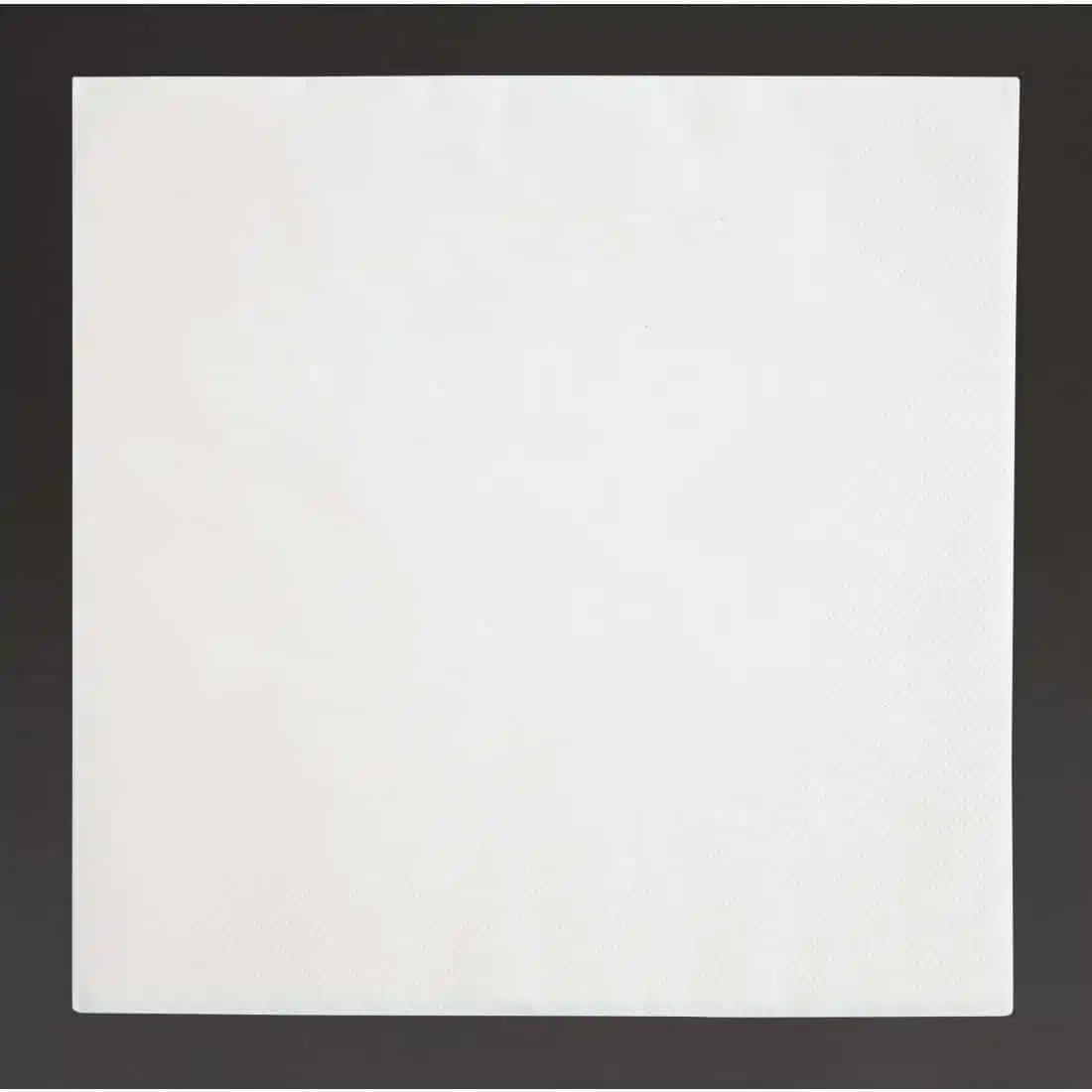 Fiesta Recyclable Dinner Napkin White 40x40cm 3ply 1/4 Fold (Pack of 1000) - Image 1