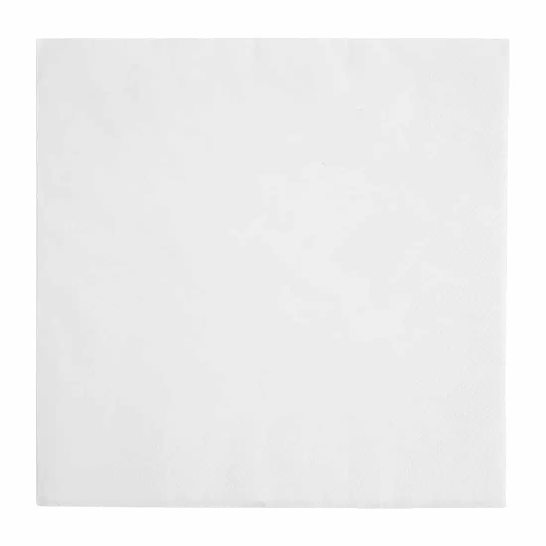 Fiesta Recyclable Dinner Napkin White 40x40cm 3ply 1/4 Fold (Pack of 1000) - Image 2