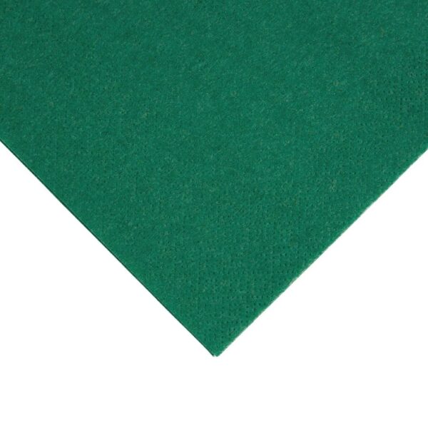 Fiesta Recyclable Dinner Napkin Dark Green 40x40cm 3ply 1/4 Fold (Pack of 1000) - Image 3