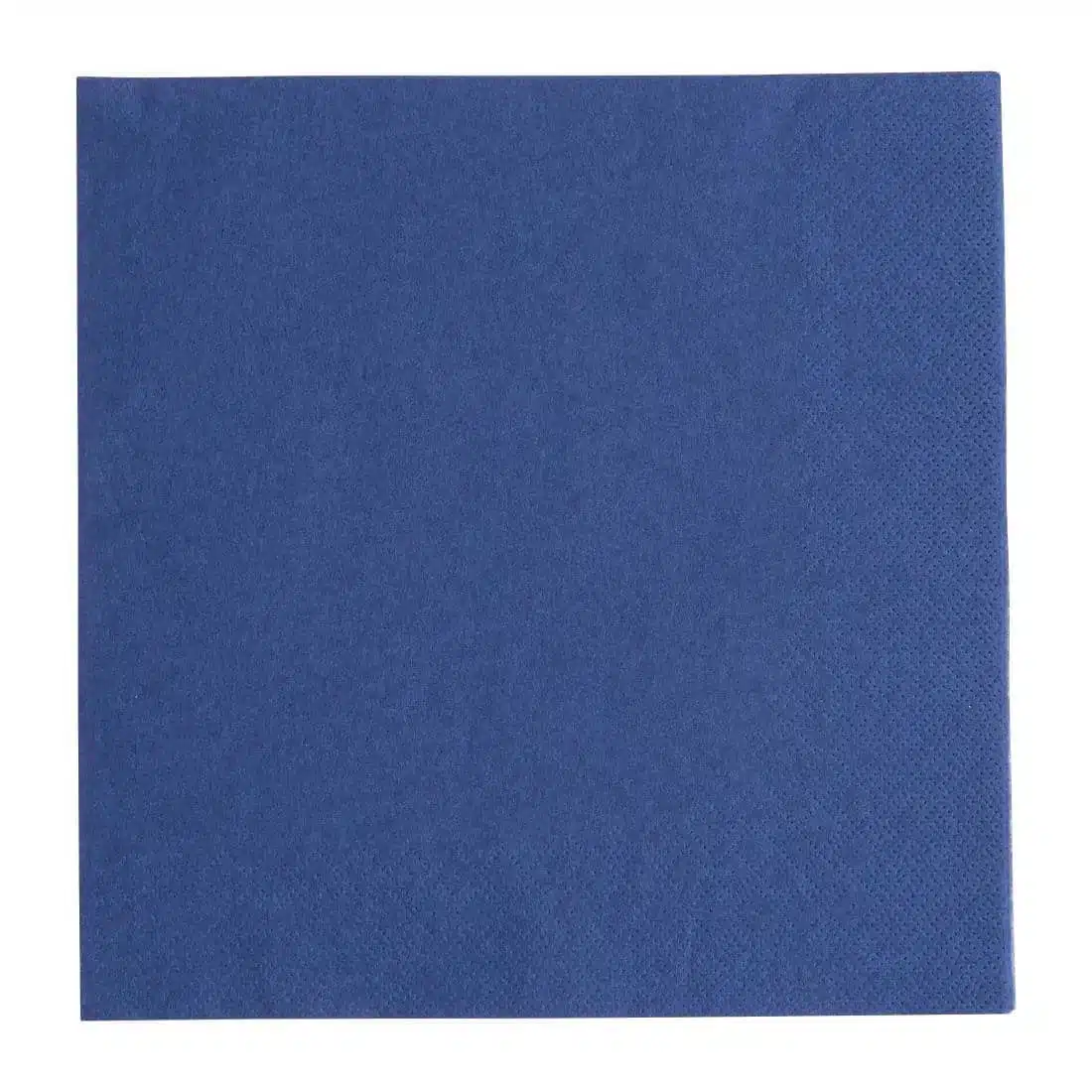 Fiesta Recyclable Dinner Napkin Dark Blue 40x40cm 3ply 1/4 Fold (Pack of 1000) - Image 1