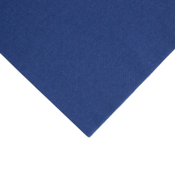 Fiesta Recyclable Dinner Napkin Dark Blue 40x40cm 3ply 1/4 Fold (Pack of 1000) - Image 2