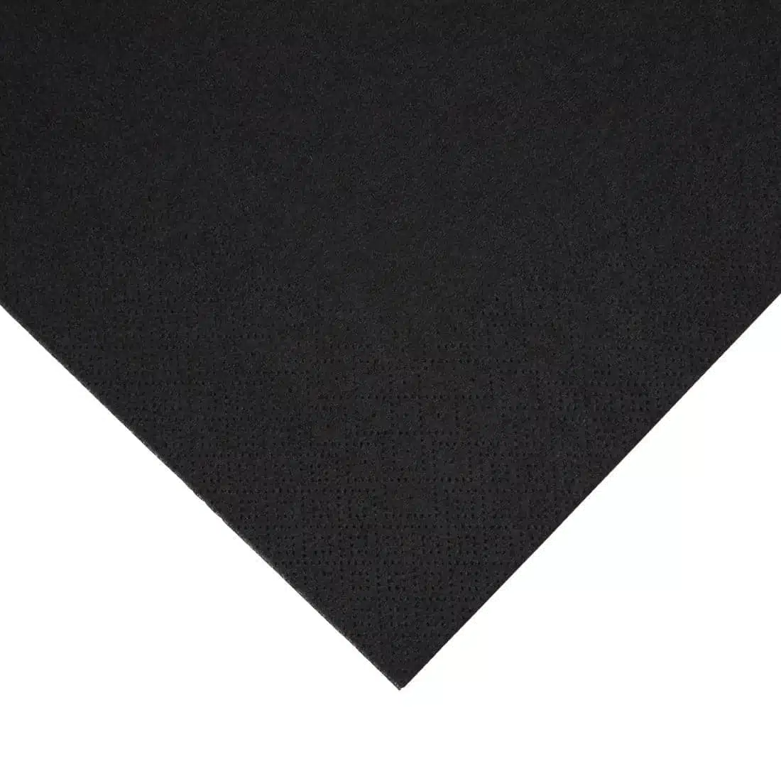 Fiesta Recyclable Dinner Napkin Black 40x40cm 3ply 1/4 Fold (Pack of 1000) - Image 2