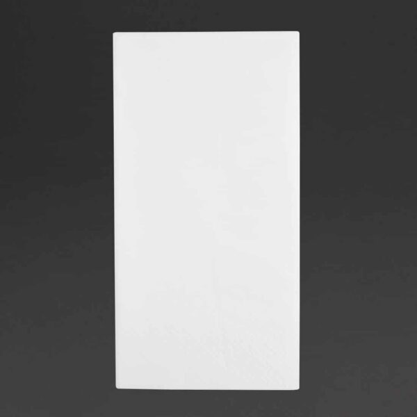 Fiesta Recyclable Dinner Napkin White 40x40cm 3ply 1/8 Fold (Pack of 1000) - Image 2