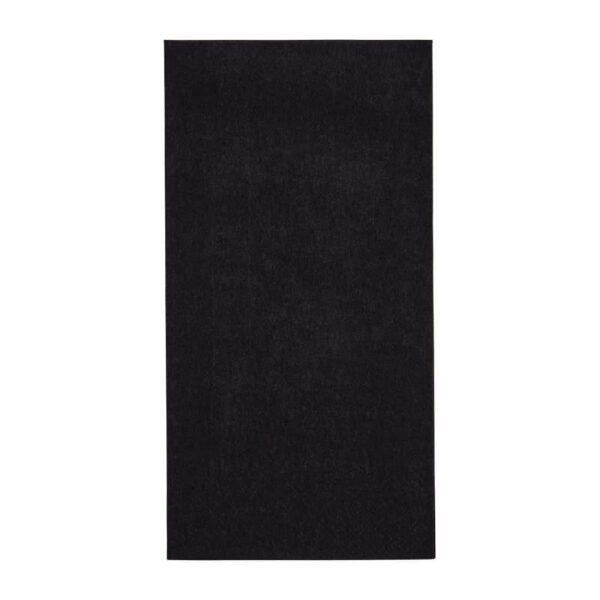 Fiesta Recyclable Dinner Napkin Black 40x40cm 3ply 1/8 Fold (Pack of 1000) - Image 2