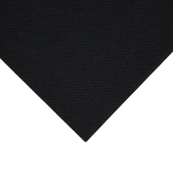 Fiesta Recyclable Premium Tablin Cocktail Napkin Black 24x24cm Airlaid 1/4 Fold (Pk 2400) - Image 3