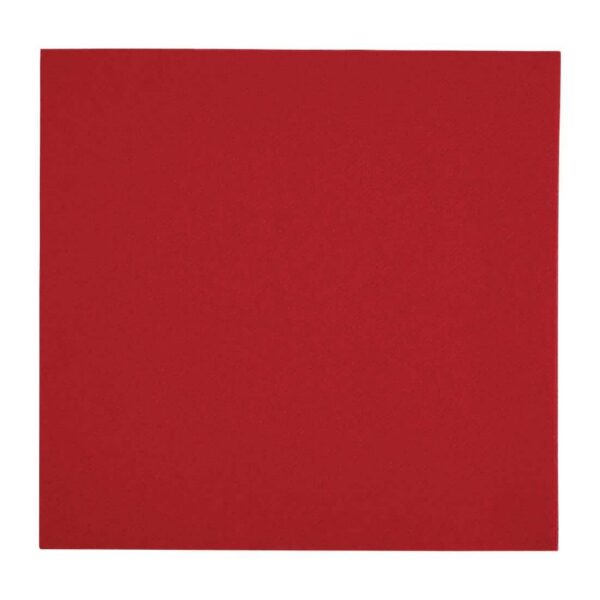 Fiesta Recyclable Premium Tablin Dinner Napkin Bordeaux 40x40cm Airlaid 1/4 Fold (Pk 500) - Image 2