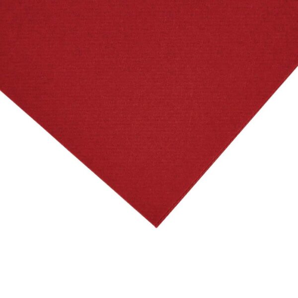 Fiesta Recyclable Premium Tablin Dinner Napkin Bordeaux 40x40cm Airlaid 1/4 Fold (Pk 500) - Image 3