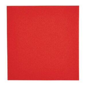 Fiesta Recyclable Premium Tablin Dinner Napkin Red 40x40cm Airlaid 1/4 Fold (Pack of 500)
