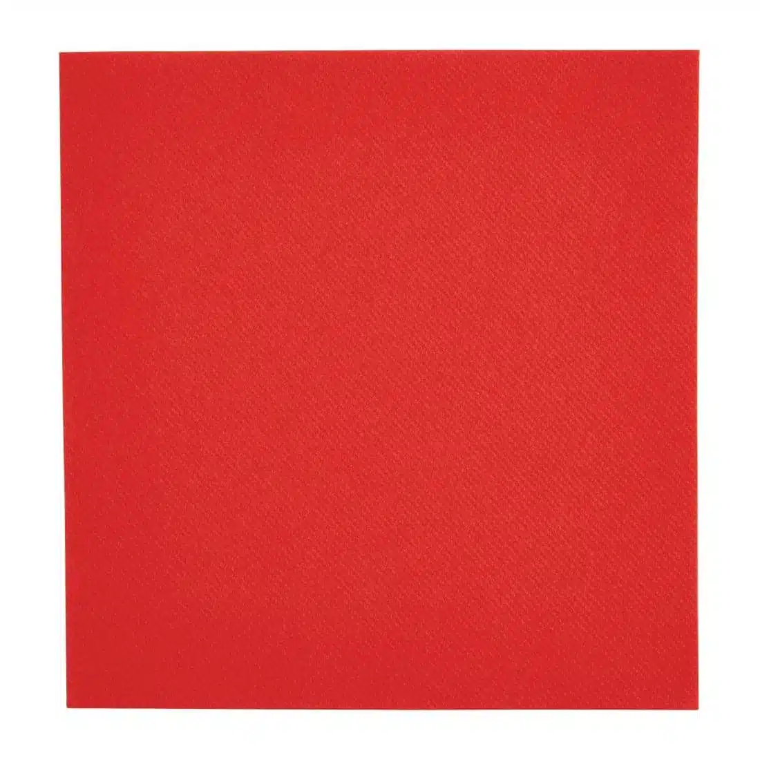 Fiesta Recyclable Premium Tablin Dinner Napkin Red 40x40cm Airlaid 1/4 Fold (Pack of 500) - Image 1