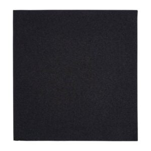 Fiesta Recyclable Premium Tablin Dinner Napkin Black 40x40cm Airlaid 1/4 Fold (Pack of 500)