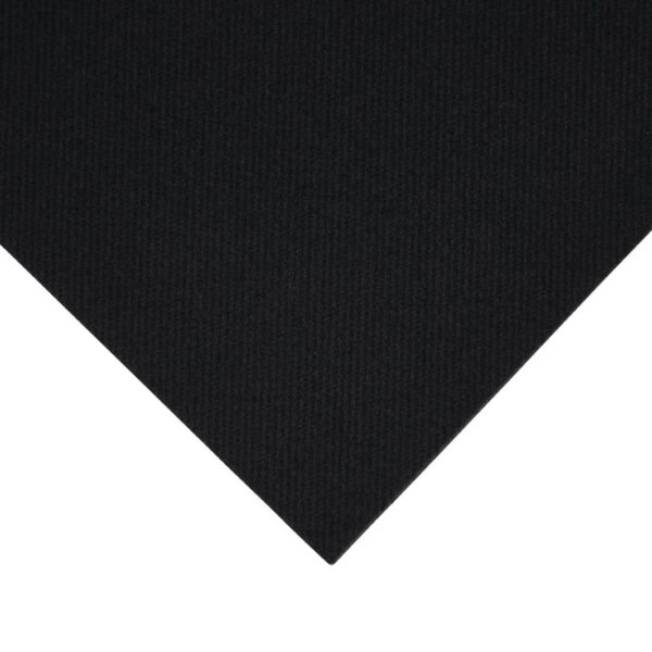 Fiesta Recyclable Premium Tablin Dinner Napkin Black 40x40cm Airlaid 1/4 Fold (Pack of 500) - Image 3