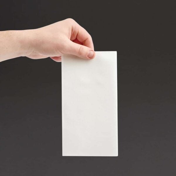 Fiesta Recyclable Premium Tablin Dinner Napkin White 40x40cm (Pack of 500) - Image 3