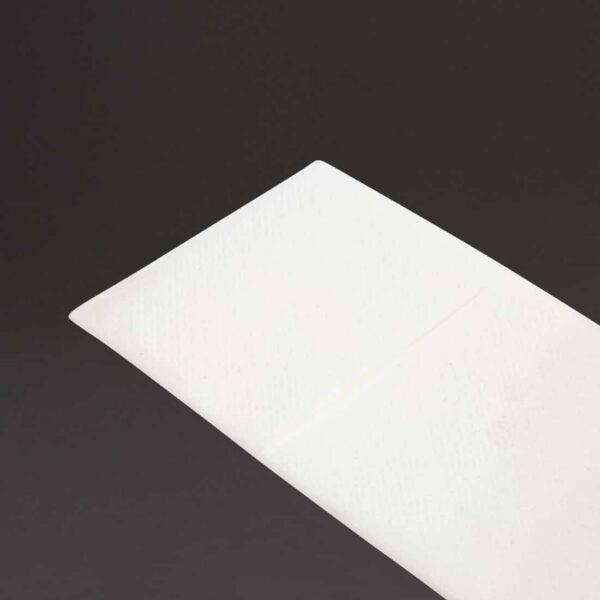 Fiesta Recyclable Premium Tablin Dinner Napkin White 48x40cm Airlaid Pocket Fold (Pk 400) - Image 4