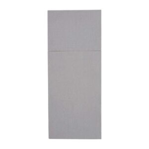 Fiesta Recyclable Premium Tablin Dinner Napkin Grey 48x40cm Airlaid Pocket Fold (Pk 400)
