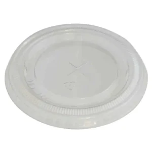 eGreen RPET Flat Lid with Straw Hole 93mm (1000 Pack)