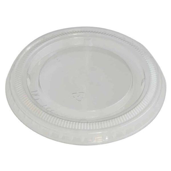 eGreen RPET Flat Lid without Straw Hole 93mm (1000 pack)