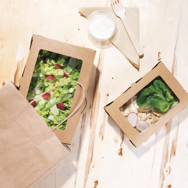 Fiesta Salad Box with PET Window 700ml (Pack of 200) - Image 4