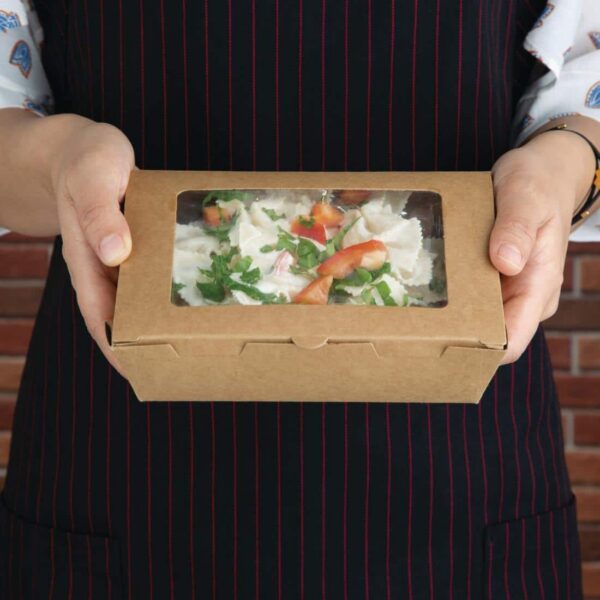 Fiesta Salad Box with PET Window 700ml (Pack of 200) - Image 5