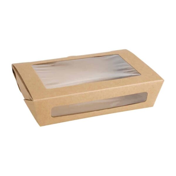 Fiesta Salad Box with PET Window 1200ml (Pack of 150) - Image 2