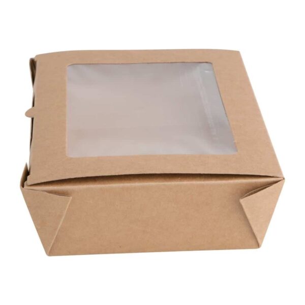 Fiesta Salad Box with PET Window 1600ml (Pack of 100) - Image 3