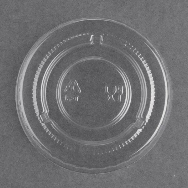 Fiesta Recyclable PET Bagasse Cup Lids Clear (Pack of 1000) - Image 3
